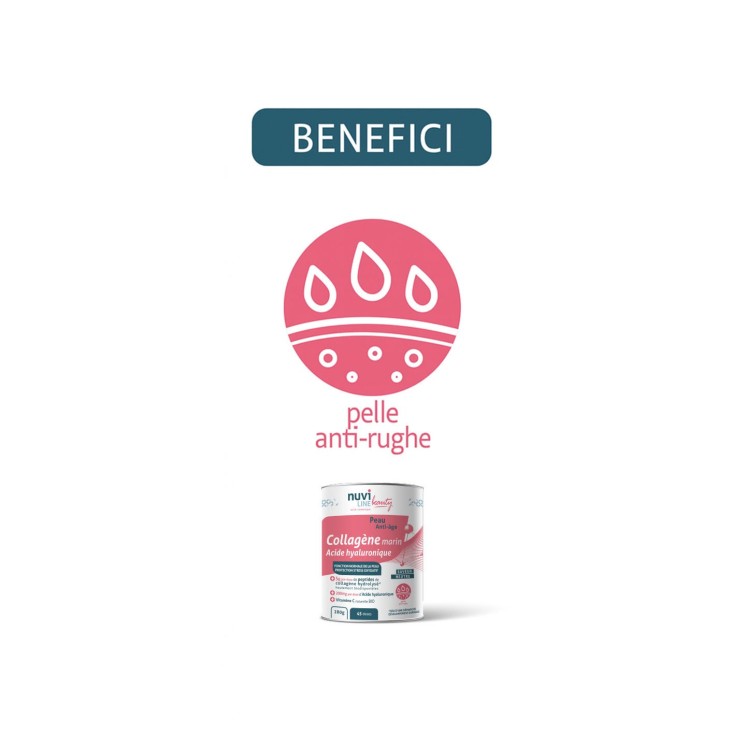 Collagene marino per la pelle con acido ialuronico e vitamina C