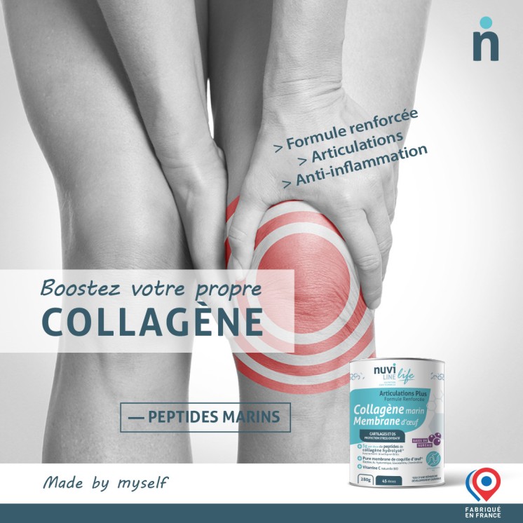 Collagene marino in polvere - 280 g - Articolazioni Plus - Formula rinforzata